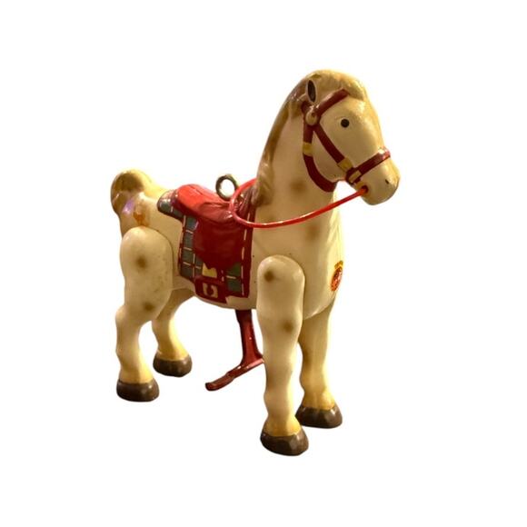 Vintage 1998 Hallmark Sidewalk Cruisers Die Cast Bronco Horse Christmas Ornament - Picture 4 of 6